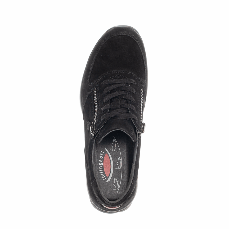 Roulant Soft Trainer Gabor | Noir Exclusif